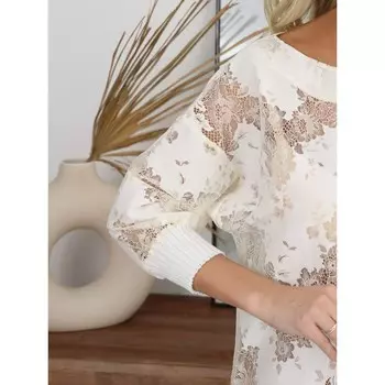 Джемпер женский, размер 46, цвет молочный