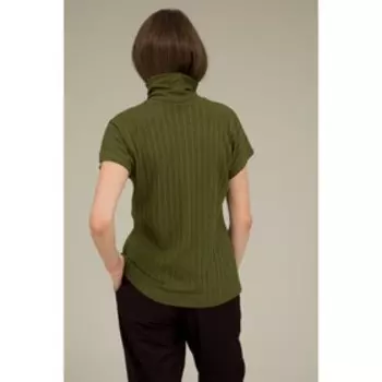 Джемпер женский, размер 46, цвет зелёный