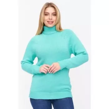 Джемпер женский, размер 48-50, цвет бирюза
