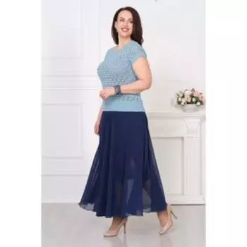 Джемпер женский, размер 50, цвет джинс