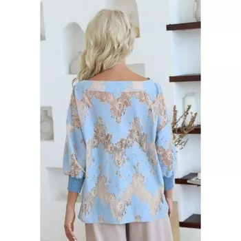 Джемпер женский, размер 50, цвет голубой