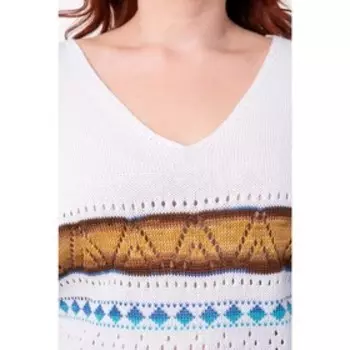 Джемпер женский, размер 52, цвет белый