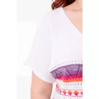 Джемпер женский, размер 52, цвет белый