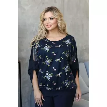 Джемпер женский, размер 52, цвет белый