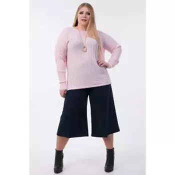 Джемпер женский, размер 52, цвет розовый