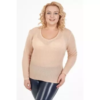 Джемпер женский, размер 52, цвет розовый