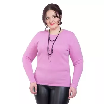 Джемпер женский, размер 52, цвет розовый