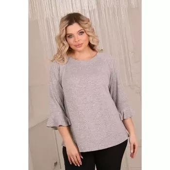 Джемпер женский, размер 52, цвет серый