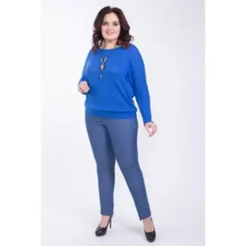Джемпер женский, размер 52, цвет синий