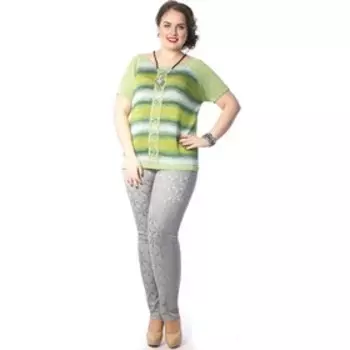 Джемпер женский, размер 52, цвет зелёный