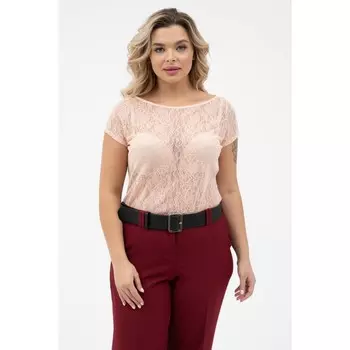 Джемпер женский, размер 54, цвет персиковый