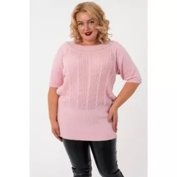Джемпер женский, размер 54, цвет розовый