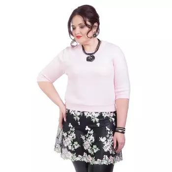 Джемпер женский, размер 54, цвет розовый