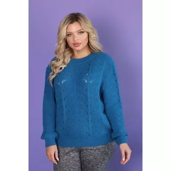 Джемпер женский, размер 54, цвет синий