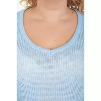 Джемпер женский, размер 56, цвет голубой