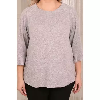 Джемпер женский, размер 56, цвет серый