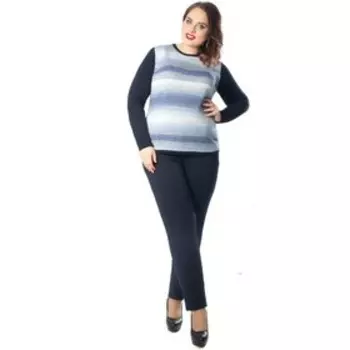 Джемпер женский, размер 56, цвет синий