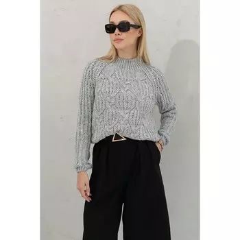 Джемпер женский, размер L, цвет серый 62015