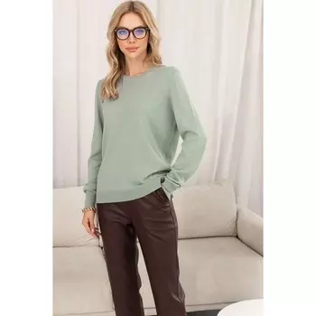 Джемпер женский, размер S, цвет зелёный