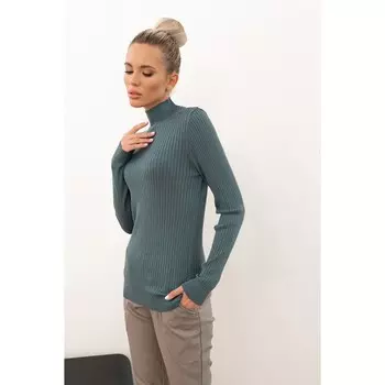Джемпер женский, размер XL, цвет зелёный 62027