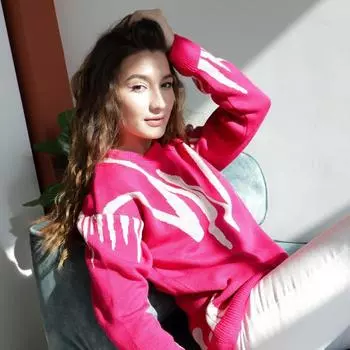 Джемпер женский SL, 46-48, фуксия