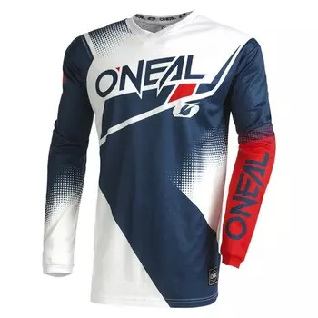 Джерси O'NEAL Element Racewear V.22, мужская, размер S, синяя, белая