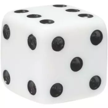 Джибитс Crocs Black and White Dice (10008140)