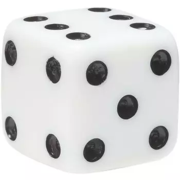 Джибитс Crocs Black and White Dice (10008140)