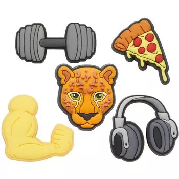 Джибитс Crocs Get Swole 5 шт (10008632)