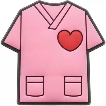 Джибитс Crocs Heart Scrub (10009446)