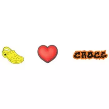 Джибитс Crocs I Love 3 шт (10007561)
