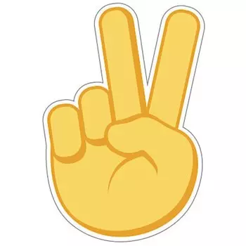 Джибитс Crocs Peace Hand Sign (10007207)