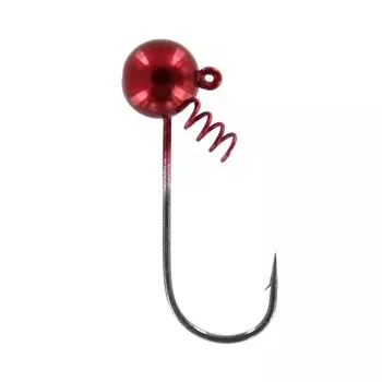 Джиг-головка TSURIBITO Shakedown Ball, вольфрамовая, крючок №2, вес 10.6 г, 2 шт., красный