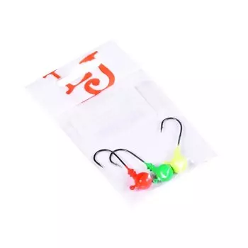 Джиг-головки Lucky John BALL MIX1 08.0г RGY кр.BN 001/0 3шт