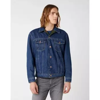 Джинсовая куртка Wrangler Men Reversible Denim Jacket, размер 44-46 (W458SF51Q)