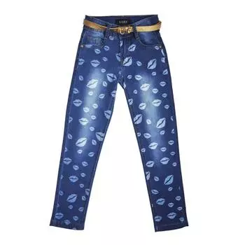 Джинсы для девочек, рост 104 см