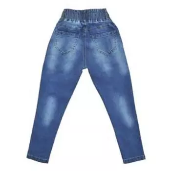 Джинсы для девочек, рост 110 см, цвет синий