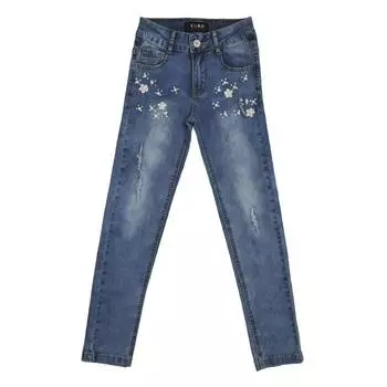 Джинсы для девочек, рост 128 см