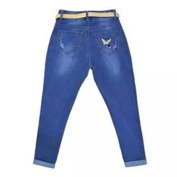 Джинсы для девочек, рост 158 см, цвет синий