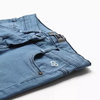 Джинсы для девочки, цвет голубой, рост 116 см