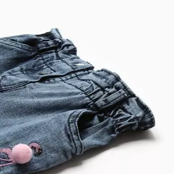 Джинсы для девочки, цвет синий, рост 110 см