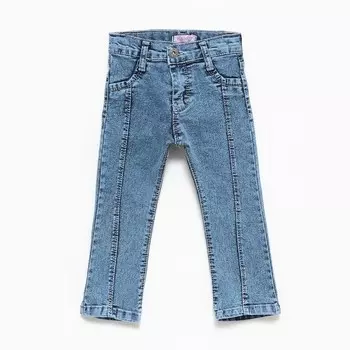 Джинсы для девочки цвет синий, рост 140см