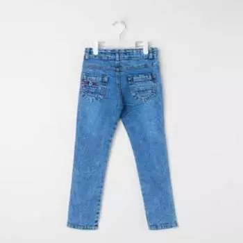 Джинсы для мальчиков, цвет синий, рост 92 см