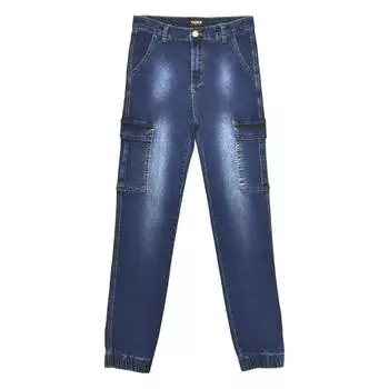 Джинсы для мальчиков, рост 158 см, цвет синий