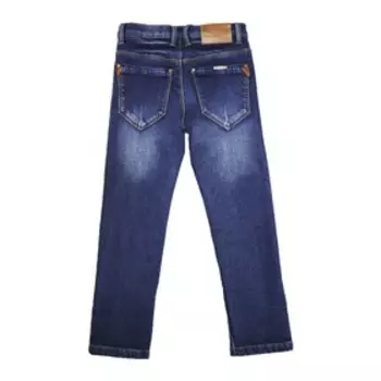 Джинсы для мальчиков, утеплённые, рост 134 см