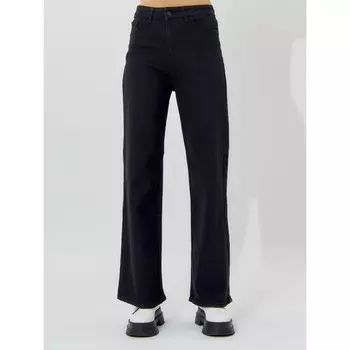 Джинсы женские, цвет чёрный, размер 44-46