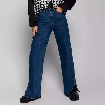 Джинсы женские клёш, размер 27 (42-44), синие