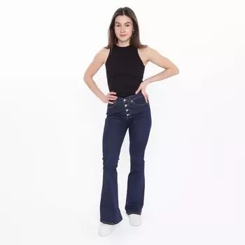 Джинсы женские, цвет тёмно-синий, размер 40 (46)