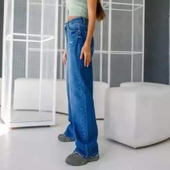 Джинсы женские, цвет тёмно-синий, размер 40 (46)