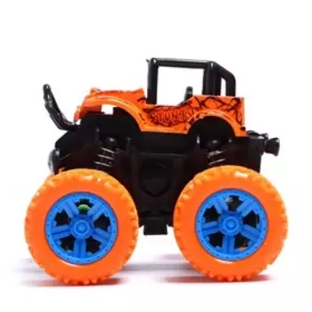 Джип инерционный Monster truck, цвет оранжевый